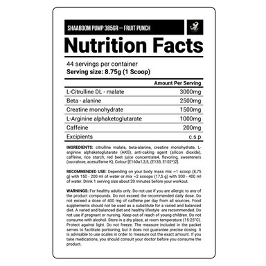 SUPLEMENTO KEVIN LEVRONE SHAABOOM PUMP 44 SERV FRUIT PUNCH PACK X2 - 3