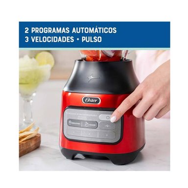 LICUADORA OSTER BLSTPEG-CRT CON TECNOLOGÍA MOTOR REVERSIBLE 3 VELOCIDADES - 6