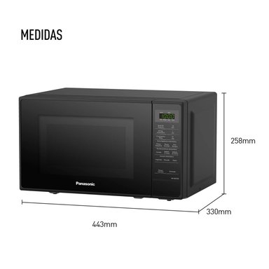 MICROONDAS PANASONIC NN-SB25JBRPK NEGRO 20L - 2
