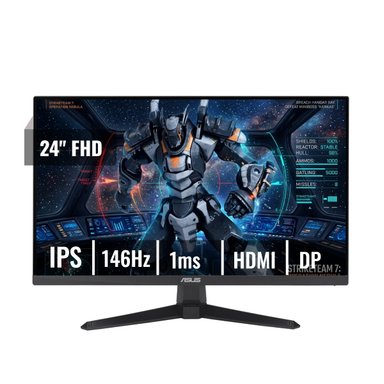 MONITOR ASUS TUF GAMING VG249QE5A 24 FHD IPS 146HZ 1MS HDMI DP - 1