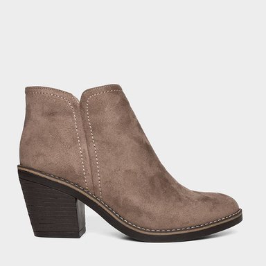 BOTINES MUJER FOOTLOOSE MICROFIBRA GRIS FH-020 (35-39) - 1