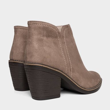 BOTINES MUJER FOOTLOOSE MICROFIBRA GRIS FH-020 (35-39) - 3