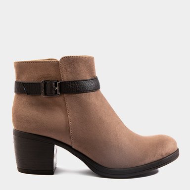 BOTINES MUJER FOOTLOOSE MICROFIBRA GRIS FH-019 (35-39) - 1