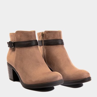 BOTINES MUJER FOOTLOOSE MICROFIBRA GRIS FH-019 (35-39) - 3