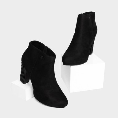 BOTINES MUJER FOOTLOOSE MICROFIBRA NEGRO FCH-HS028 DINA (35-39) - 5