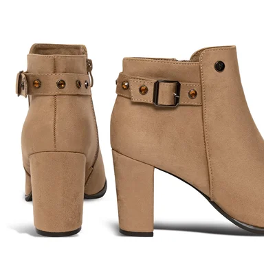 BOTINES MUJER FOOTLOOSE MICROFIBRA TAUPE FCH-HS032 LETTE (35-39) - 4