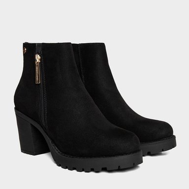 BOTINES MUJER FOOTLOOSE MICROFIBRA NEGRO FCH-RS013 BARRI (35-40) - 2