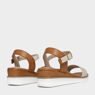 SANDALIAS MUJER FOOTLOOSE BEIGE FCH-RS023 DANAE (35-40) - 4