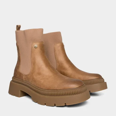 BOTINES MUJER FOOTLOOSE MICROFIBRA CAMEL FCH-RS027 RUTY (35-39) - 2