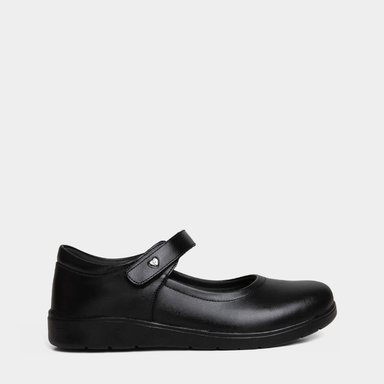 ZAPATOS PRE ESCOLAR NIÑA FOOTLOOSE KIDS CUERO NEGRO FTK-N0006 - 1
