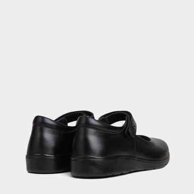 ZAPATOS PRE ESCOLAR NIÑA FOOTLOOSE KIDS CUERO NEGRO FTK-N0006 - 3