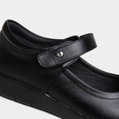 ZAPATOS PRE ESCOLAR NIÑA FOOTLOOSE KIDS CUERO NEGRO FTK-N0006 - 4