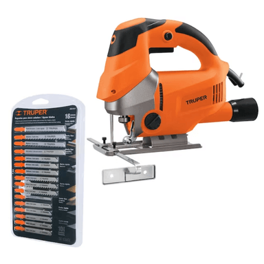 Sierra Caladora Profesional 750W + 16 Seguetas Truper 15469-16705 - 2
