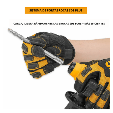 ROTOMARTILLO INGCO RH10506 1050 WATTS SDS PLUS 4.5 JOULES - 3
