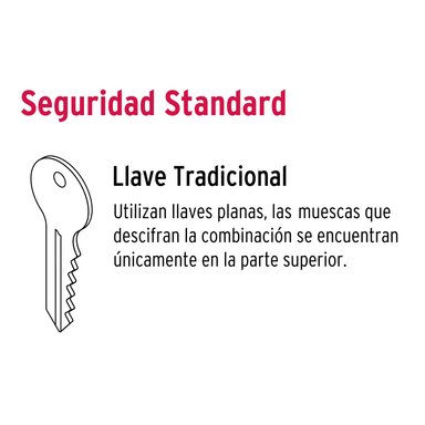 CHAPA CERRADURA HERMEX CS-75I BEIGE DE SOBREPONER IZQUIERDA - 4