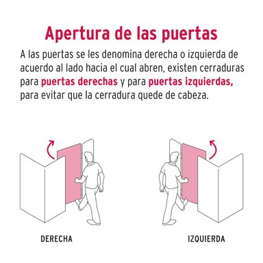 CHAPA CERRADURA DE SOBREPONER IZQUIERDA CLÁSICA HERMEX - 4