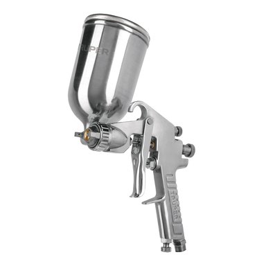 PISTOLA PINTAR TRUPER 13060 0.4L GRAVEDAD LVMP VASO ALUMINIO BOQ 2.0 MM - 2