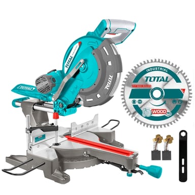 SIERRA INGLETEADORA TELESCÓPICA 2400W 12' INDUSTRIAL TOTAL - 6