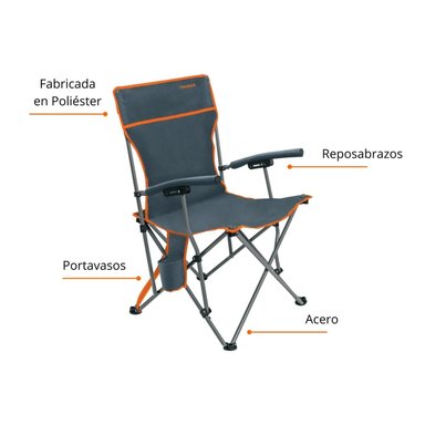 SILLA PLEGABLE TRUPER - PLAYA, CAMPING - 4