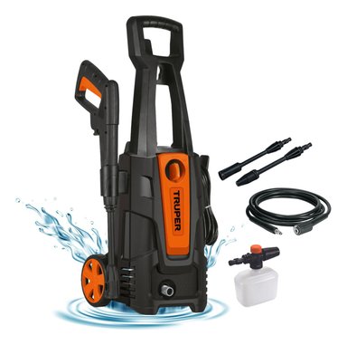 HIDROLAVADORA ELÉCTRICA 1800PSI + MANGUERA 15 METROS TRUPER - 2