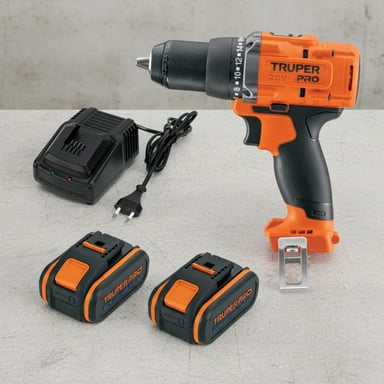TALADRO ATORNILLADOR 20V + 2 BATERIAS 4AH + CARGADOR TRUPER - 7