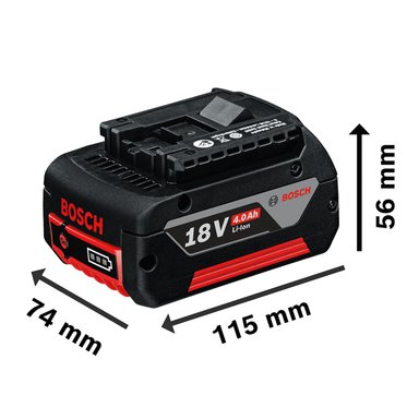 AMOLADORA ANGULAR 18V GWS 180 LI + 1BAT + 1CARG BOSCH - 5