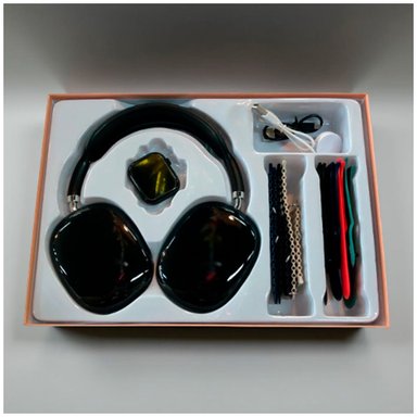 KIT RELOJ SMARTWATCH CON 7 MALLAS + AURICULARES INALÁMBRICOS VINCHA - 3