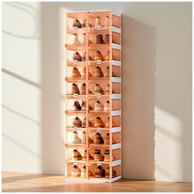 ZAPATERO PLEGABLE DE 164CM CON 10 PISOS DE 164CM - 1