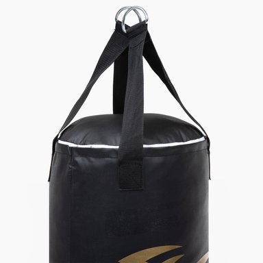 SACO BOXEO EVERLAST LARGO 120CM POWERLOCK NEGRO BLANCO - 3