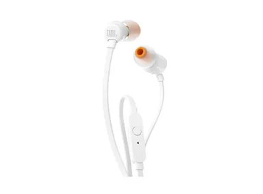 AUDÍFONOS JBL IN-EAR TUNE 110 PURE BASS CON MICRÓFONO INCORPORADO Y CONECTOR 3.5MM COLOR BLANCO - 3