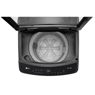 LAVADORA LG CARGA SUPERIOR 17KG AI DD WT17BV6 NEGRO CLARO - 2