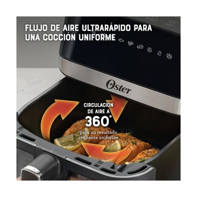 FREIDORA DE AIRE DIGITAL OSTER DIAMONDFORCE 7.5L CKSTAF75WDSSDF - 5
