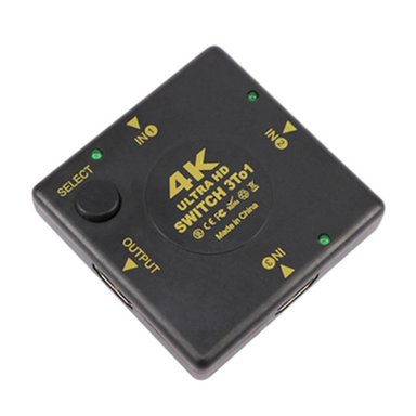 MULTIPLICADOR SANTOFA ELECTRONICS 3 PUERTOS HDMI 4K TV DVD SWITCH ULTRA HD 3TO1 - 3