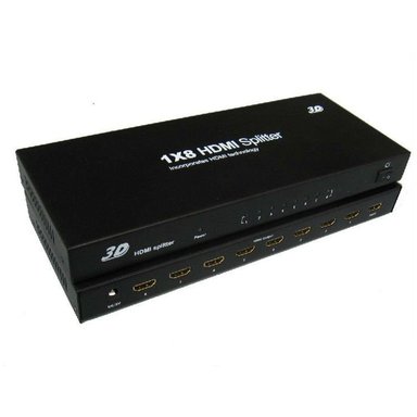 SPLITTER 1X8 HDMI 1.4 FULL HD 4K MULTIPLICA SEÑAL CONECTA 8TV SANTOFA ELECTRONICS - 2