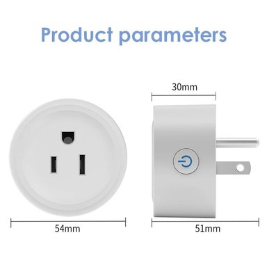 ENCHUFE BSD01 INTELIGENTE WIFI CONTROL VOZ ALEXA ASISTENTE GOOGLE 10A SANTOFA ELECTRONICS - 2