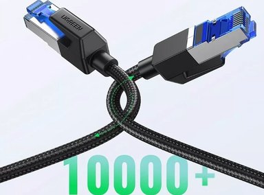 CABLE UGREEN 80431 CACBLE RED CAT8 CONECTOR RJ45 40 GBPS LAN ETHERNET 2 METROS SANTOFA ELECTRONICS - 4