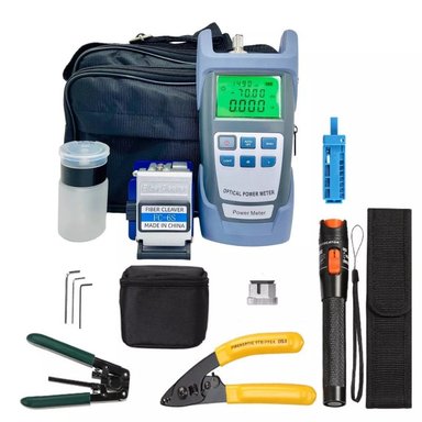 KIT DE HERRAMIENTAS FIBRA ÓPTICA FTTH MALETIN DXL-40D CON MEDIDOR SANTOFA ELECTRONCIS S1544 - 1