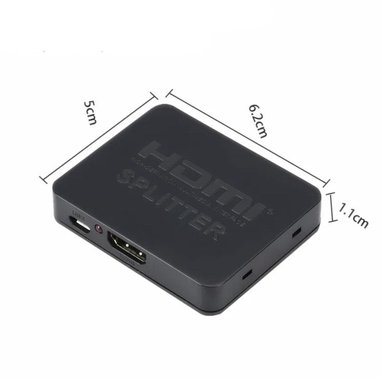 SPLITTER HDMI 1X2 FULL HD 4K 3D 1080P 60HZ MULTIPLICA SEÑAL SANTOFA ELECTRONICS S1624 - 5