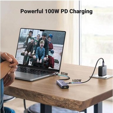 UGREEN 15598 REVODOK HUB USB-C 6 EN 1 100W HDMI 4K RJ45 1000MBPS SANTOFA ELECTRONICS S1940 - 7
