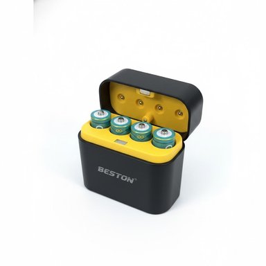 CARGADOR INTELIGENTE DE PILAS BATERÍAS RECARGABLES 4 PUESTOS AA M7035 SANTOFA ELECTRONICS S1994 - 5