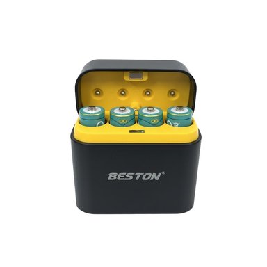 Cargador de pilas baterías AA recargables 4 puestos + 4 baterías AA SANTOFA ELECTRONICS S1995 - 1