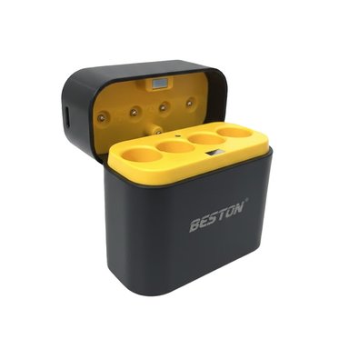 Cargador de pilas baterías AA recargables 4 puestos + 4 baterías AA SANTOFA ELECTRONICS S1995 - 8