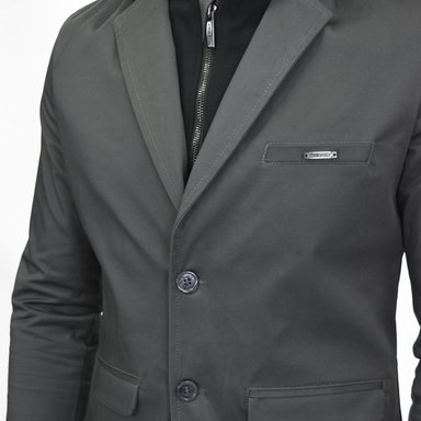 BLAZER SATINADO CON PECHERA EXTRAIBLE SIGNATURE - 4