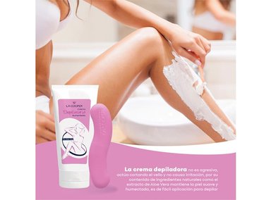 CREMA DEPILADORA CUERPO LA COOPER AROMÁTICA 2 UNIDADES CON ÁLOE VERA 100G - 3
