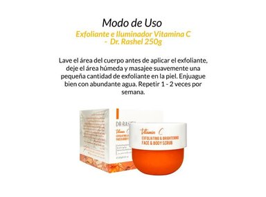 ACEITE CUERPO DR RASHEL AROMÁTICA + EXFOLIANTE E ILUMINADOR VITAMINA C - 3