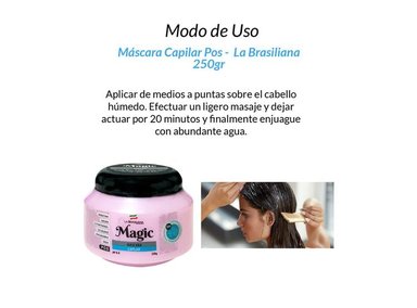 MÁSCARA CAPILAR LA BRASILIANA 250G POS - 2