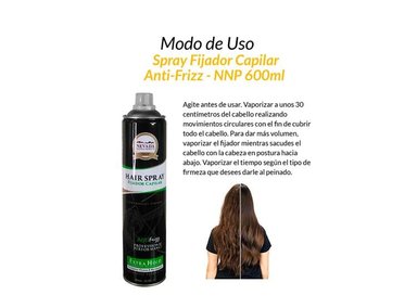 SPRAY FIJADOR CAPILAR NEVADA NATURAL PRODUCTS 600ML ANTI FRIZZ 2 UNIDADES - 3