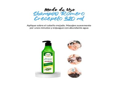 SHAMPOO NEVADA NATURAL PRODUCTS 320ML ROMERO CRECEPELO - 2