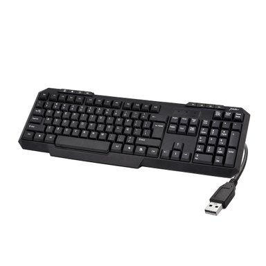 TECLADO UNIVERSAL FIDDLER NEGRO ALAMBRICO USB - 1