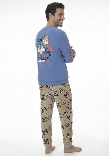 PIJAMA HOMBRE PANTALON POLAR - 2